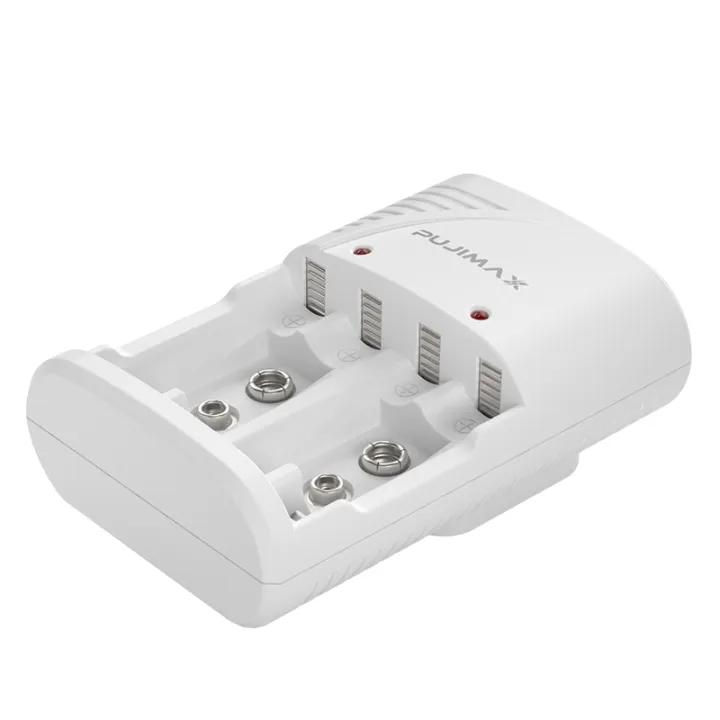 PUJIMAX%204-Slot%20Wall%20Smart%20Battery%20Charger%20For%209V%20Rechargeable%20Battery%20and%201.2V%20AA/AAA%20Rechargeable%20Battery%20UK%20US%20EU%20Plug%20-%20Image%205