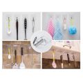 wall rack 1/10/20pcs Strong Adhesive Wall Hooks Hanging Sticker Self-Adhesive Hooks Key Holder Bathroom Towels Rack Clothes Bag Hanger. 