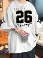 Withoutyou Men's shirt T oversized shirt T football jersey men's shirt T print Portable number FREEDOM26 men's short sleeve vintage number 5 colors. 
