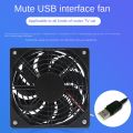 1 PCS for MINI Cooling Fan Top Box Router TV Box Cooler USB Power Radiator for Android TV Box Computer Cooler Set. 