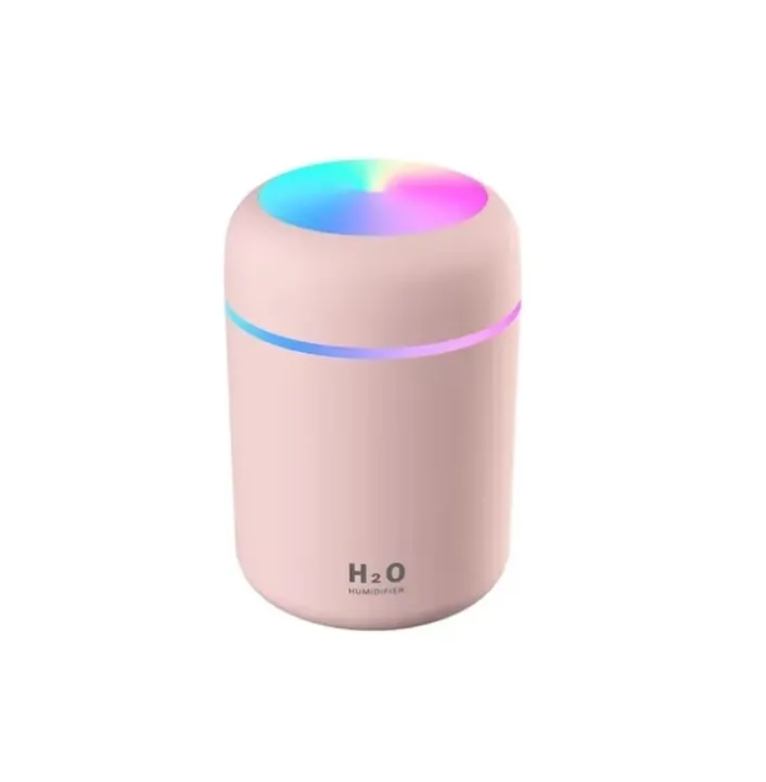Portable LED light mini 300ml h2o Spray Mist humidifier Double Wet Aroma Essential Oil Diffuser Car usb air humidifier