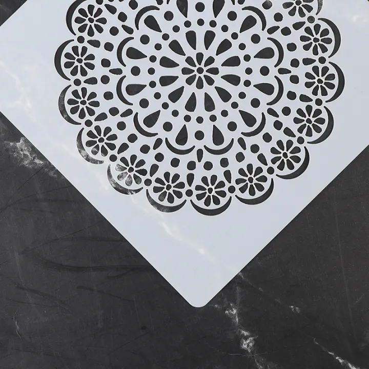 7pcs%20Craft%20Scrapbooking%20Embossing%20Template%20Diy%20Wall%20Painting%20Layering%20Stencils%20-%20Image%203