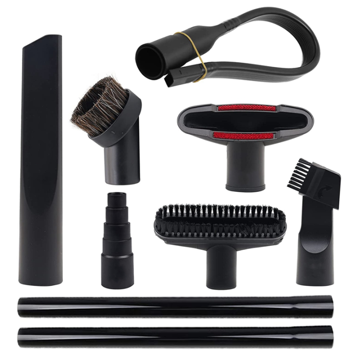 Vacuum Attachments & Brushes for Shop Vac Household Cleaning Brush Nozzle Crevice Tool with Adapter