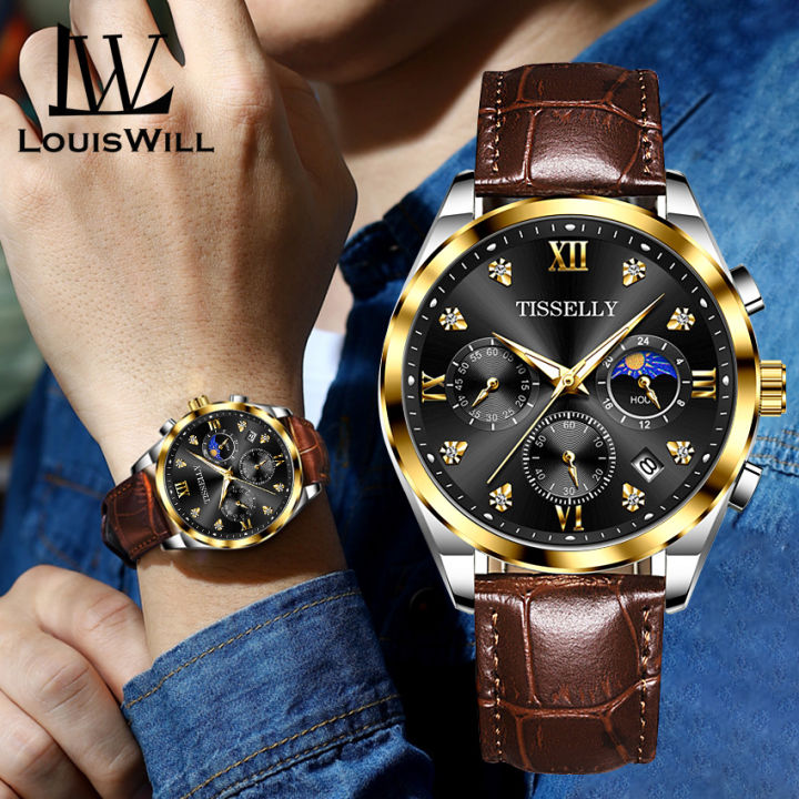 LouisWill%20Watches%20Fashion%20Men%20Watches%20Business%20Casual%20Wristwatches%20Leather%20Watch%20Quartz%20Watch%20Chronograph%20Watches%20Luminous%20Pointers%20Watch%20True%20Three-eye%20Watch%203ATM%20Waterproof%20Watch%20With%20Calendar%20-%20Image%202