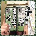 Cartoon Wrist Strap Phone Case For Nokia C22 Fashion Design Cute Dirt-resistant Wristband Anti-dust Waterproof ring. 