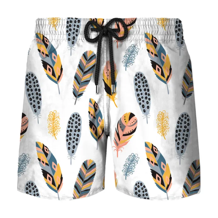Colorful%20Feathers%203D%20Printing%20Graphic%20Board%20Shorts%20Pants%20Men%20Casual%20Hawaii%20Beach%20Shorts%20Quick%20Dry%20Swimsuit%20Cool%20Surf%20Swim%20Trunks%20-%20Image%207