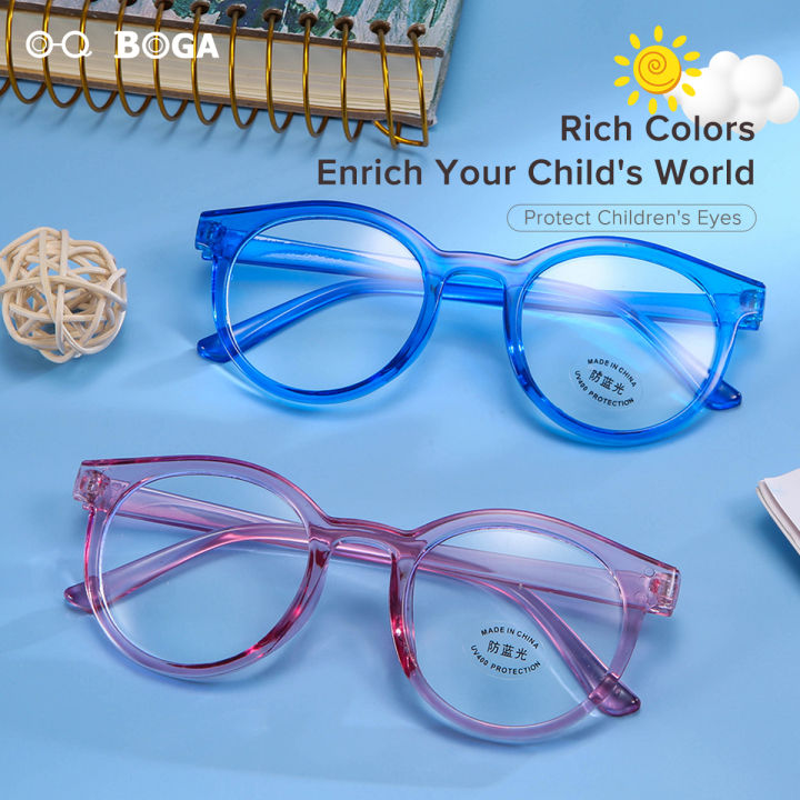 OQ%20BOGA%205%20Colors%20Fashion%20Unisex%20Anti%20Blue%20Light%20Plastic%20Oval%20Frame%20Kids%20Computer%20Glasses%20Boys%20Girls%20Eye%20Protection%20Radiation%20Protection%20Full%20Rim%20Eyewear%20-%20Image%204
