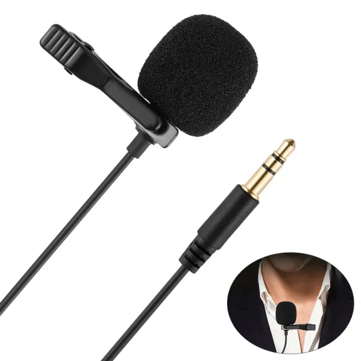 3.5mm jack clip mic microphone for phone mobile Nobbigi NB-010 We-Media Mic Lav