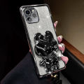 For Tecno Spark 20 20C 20 Pro Plus 10 10C 10 Pro 8C 6 Go Back Cover with Cute Rabbit Makeup Mirror Stand Luxury Slim Gradient Plating Glitter Girls Phone Case Clear Soft Silicone Protective Cases Pouch. 