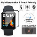 Relaxtoo For Xiaomi Mi Watch 2 Lite Glass 1-3Pcs 9D Curved Soft Tempered Glass For Redmy Redme Mi Watch 2Lite Watch2 Lite Watch2Lite Smart Watch Screen Protector Film. 