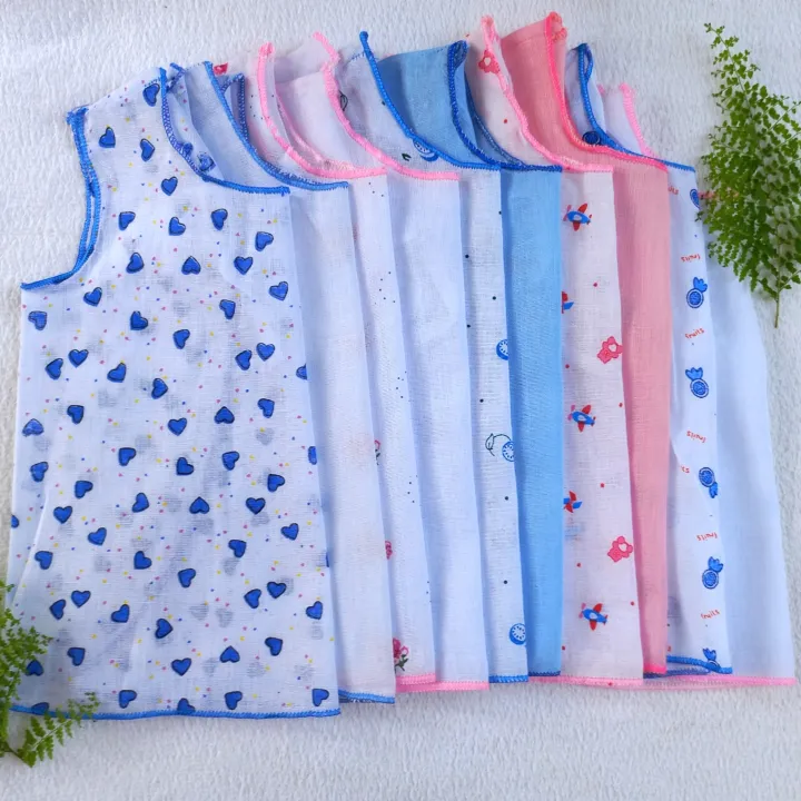 Newborn Baby Frocks 100% Cotton 10 pcs pack [Hospital Pack]