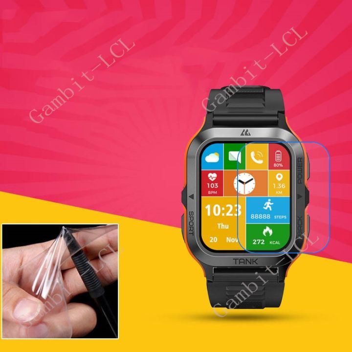 HD%20Full%20Hydrogel%20Film%20For%20KOSPET%20TANK%20M2%20M3%20ULTRA%20X1%20M1%20PRO%20Smart%20Watch%20SmartWatch%20Display%20Protective%20Screen%20Protector%20Cover%20-%20Image%202