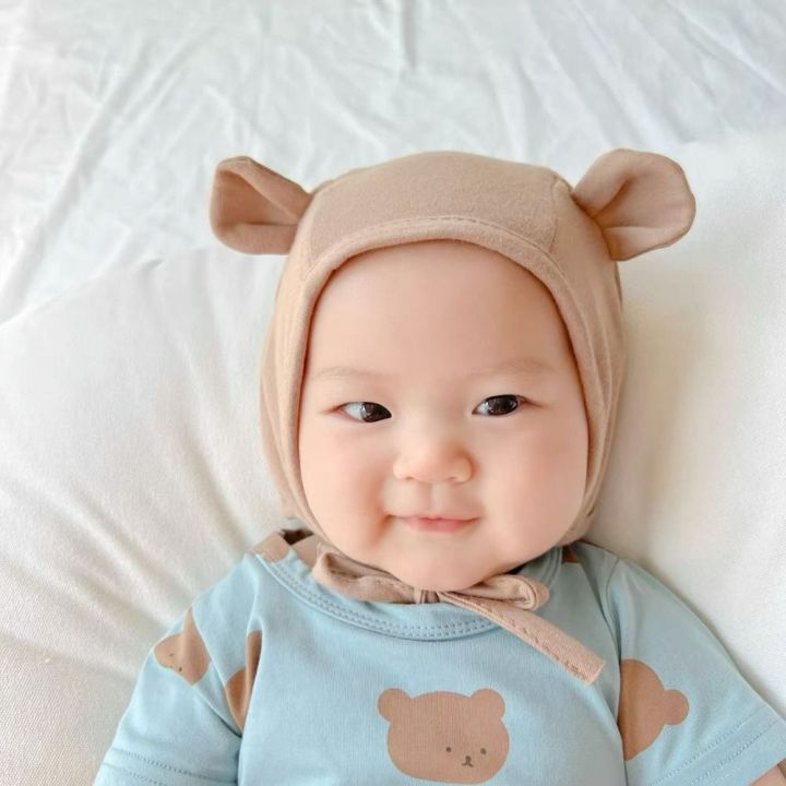 Fashion%20Cotton%20Newborn%20Cap%20Bear%20Ear%20Breathable%20Baby%20Ear%20Protection%20Cap%20Infant%20Strappy%20Hat%20Spring%20Autumn%20-%20Image%206
