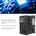 Variable Frequency Drive 380-440V Input 0-440V Output Full SMD Design Universal Vector VFD 3 Phase with RS485 Communication for Industry. 