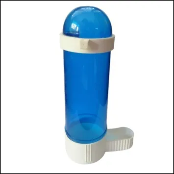 Dual purpose Bird Feeder Water and Container Food Dispenser Hanging in Birds Cage for Parrots Budgie Cockatiel (Random Colour)