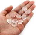 10Pcs 18/24mm Soft Anti Slip Pads Round Glass Table Top Bumpers Non Adhesive Bumpers Pad Plastic Suction Pad for Table Glass Top. 