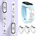 Cute Sanrio Cinnamoroll Silicone Strap for Xiaomi Band 7 6 5 3 4 Cute Anime Pachacco Watchband Bracelet Replacement Wrist Strap. 