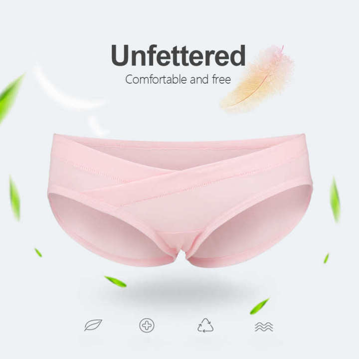 New%20Breathable%20Pregnancy%20Underwear%20Low%20Waist%20U-shaped%20Women%20Elastic%20Panties%20-%20Image%203