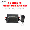 Led Single Color Dimmer 3key Rf Remote Control Wireless Led Controller Dc 12v 24v 8a With 433mhz Remote Control For Led Strip. 