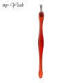 Myyeah 1 Piece Brown Color Stainless Steel Nail Art Dead Skin Fork Finger Cuticle Pusher Remover Manicure Care Tool. 
