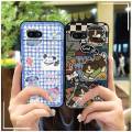 Protective Waterproof Phone Case For Google Pixel 7A Silicone Back Cover TPU Dirt-resistant Phone Pouch Animals Cute. 