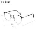 OQ BOGA 3 Styles Unisex Anti Radiation Proof Blue Light Computer Glasses Women Men Fashion Eye Protection Oval Frame Eyeglasses. 