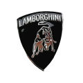 Lamborghini Lamborghini emblem logo badge metal emblem badge label logo Silver Color. 