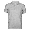 T-Shirt Republic - Grey Marl Men's Premium Polo  T Shirt. 