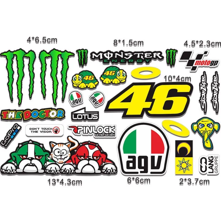 AGV%20SHOEI%20helmet%20sticker%20Waterproof%20reflective%20Motorcycle%20sticker%20Locomotive%20sticker%20Electric%20car%20Decoration%20Magic%20claw%20Arai%20Lens%20Decoration%20-%20Image%207