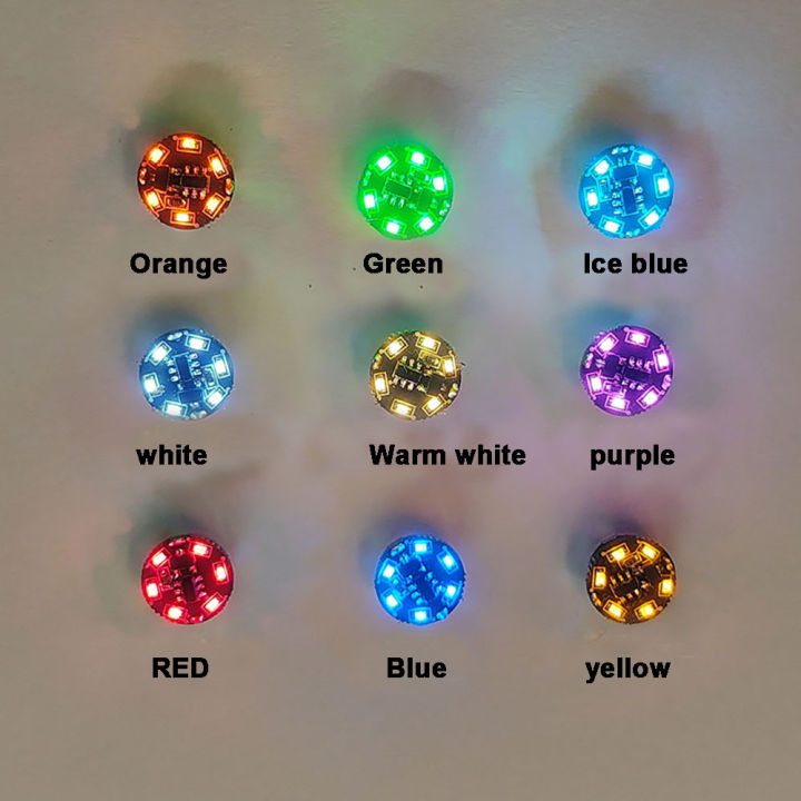 Button Flow Light 8-Mode Wireless LED Magnetic Control Lamp Magnet Induction Flashing ...