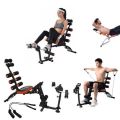 7 In 1 Abdominal Fitness Machine Sit up Bench with Doot Pedal & Pull Rope Exercise Machine, Workout Gym for Indoor Crunch Exercise. 