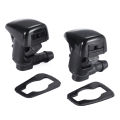 2pcs 8e5z17603a Plastic Windshield Washer Nozzles Front Spray Jet Kit For Ford Fusion/lincoln Mkz/ Milan 2008-2011 2012. 