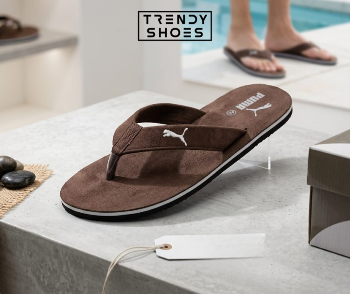 Gents Slippers Latest Collections - Brown