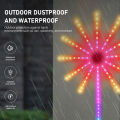 Auoyo  Firework LED Strip Lights Dream Color Lamp Christmas Lights RGB Strip Lights Smart Flexible LED Firework Lights Music Sound Sync Lights with APP Remote Control USB Powered. 