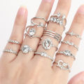 Finger Rings Fine Workmanship Rhinestone Finger Rings Jewelry Gift. 