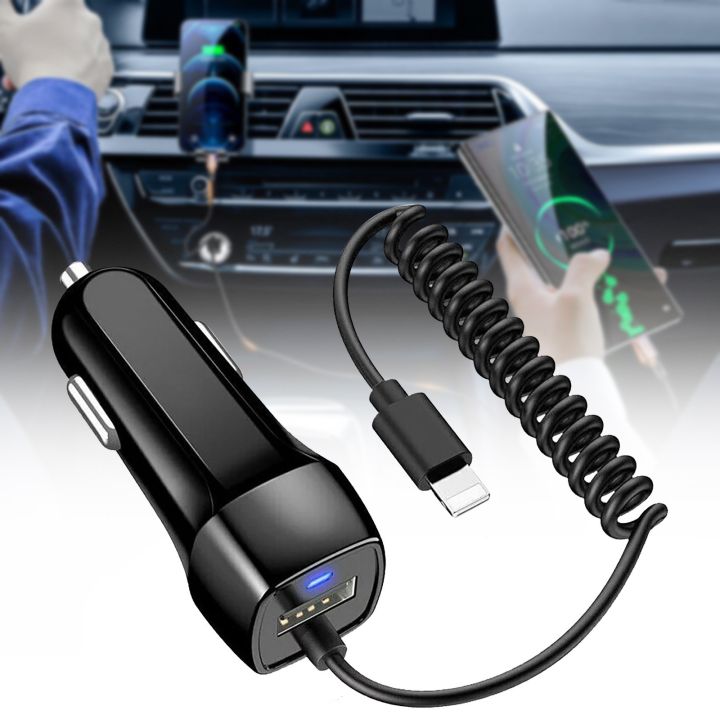 Phone%20Jail%20USB%20Car%20Charger%20For%20IPhone%2013%2012%2011%20Pro%20Max%208%207%20+%20Fast%20Charging%20With%20Extra%20Charger%20Cable%20Fast%20Charging%20Long%20-%20Image%205