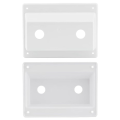 2Pack Faucet Bezel Stand Off Faucet Cover Faucet Mount Kit for RV Campers Trailer Shower Plate Replacement Part. 