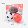 3 Pcs Inflated Mini Sports Balls Set for Toddlers Children Kids - Basketball, Rugby, Football Balls Indoor Outdoor Toys by ZinZen. 