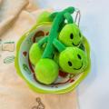 Cute Funny Bunch Of Smiling Grapes Plush Doll Toy Keychain Bag Pendant Green Grape Creative Fruit Backpack Hanging Ornament Gift Fullhouse. 