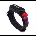 Cartoon Character LED Sport Digital Wrist Waterproof Watch For Kids Boys Girls. 