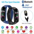 Smart Band Watch Bracelet Wristband Fitness Tracker Blood Pressure HeartRate M3` And Mi Xiaomi 10400 H+MAh Power Bank - All Mobile Phone Support. 