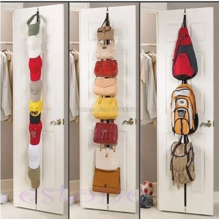Hand%20Bag%20Rack%20Adjustable%20Bag%20Rack%20Hat%20Bag%20Clothes%20Organizer%20Hanging%20Cap%20Rack%20Adjustable%20Cap%20Rack%20Door%20Back%20Closet%20Hook%20Holder%20Home%20Dorm%20Space%20Saving%20Gadgets%20-%20Image%205