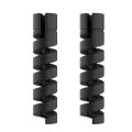 2 Pcs Spiral Cable Protector for Charger Cable Data Line USB Cable Spring Protector organizer Silicone Bobbin winder Protective Case Cover. 