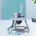 Multifunctional Baby Walker | Convertible to Kids Rocker | Push Silent wheel | Foot pad | Push Baby Stroller | Music | Convertible Eating Table | Height Gear Adjustable | Walker Baby 6-18months | LANKA MARKET | ES-808Q | LMBLUE. 