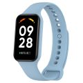 (COD Avail)For Xiaomi Mi Band 8 Active Solid Color Integrated Silicone Watch Band. 