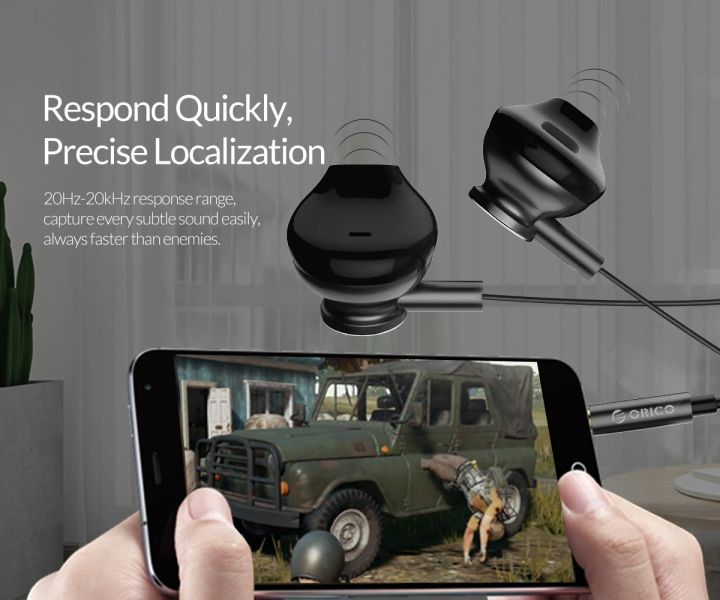 ORICO%20In-Ear%20Earphone%20with%20Built-in%20Microphone%20For%20Video%20Game%20Voice%20Call%20Common%20Headphone%20Music%20Earphones%203.5mm%20Earphones%20-%20Image%203