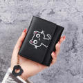 Multifunctional Wallet Women's Wallet Mini Card Bag Fashion Card Bag Cat Wallet Triple Fold Wallet Cute Wallet. 