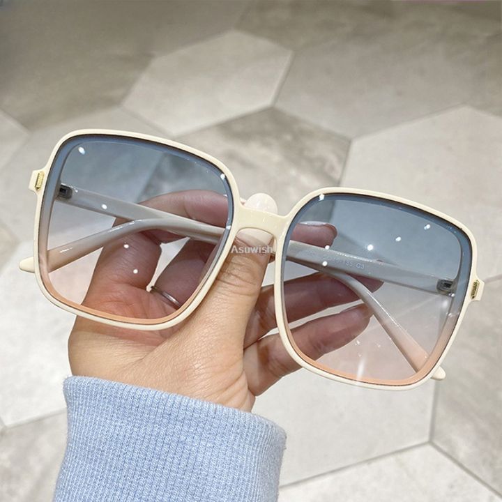 Asuwish%20Square%20Sunglasses%20Woman%20Retro%20Vintage%20Gradient%20Sun%20Glasses%20F%E3%80%902025%20Version%E3%80%91emale%20Clear%20Lens%20Black%20White%20Oculos%20De%20Sol%20Glasses%20Women%20%D0%9E%D1%87%D0%BA%D0%B8%20-%20Image%203