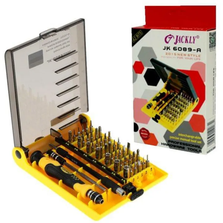 Professional 45 in 1 JK 6089 B  Hardware Screw Driver Tool Kit Precise Screwdriver Set HQ mobile phone repair tool and Notebook