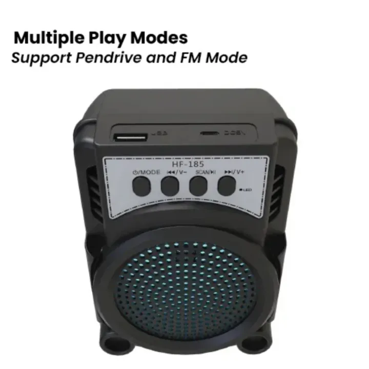 HF-185%20Wireless%20Bluetooth%203%20Inch%20Portable%20Speaker%20with%20FM%20Radio,%20and%20USB%20INPUT%20with%20LED%20Light%20Outdoor%20Indoor%20Audio%20Party%20Mini%20Speaker%20-%20Image%203